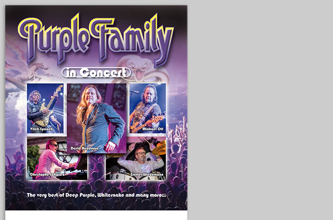 Plakat Purple Family in Concert
